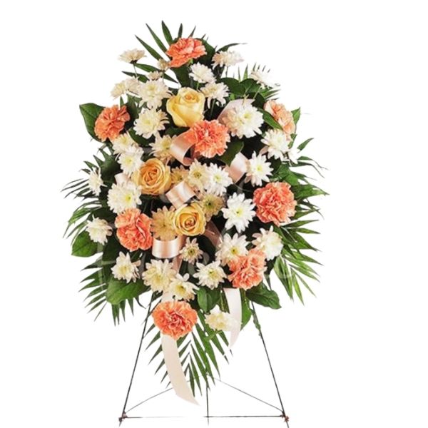 Composizione fiori per funale